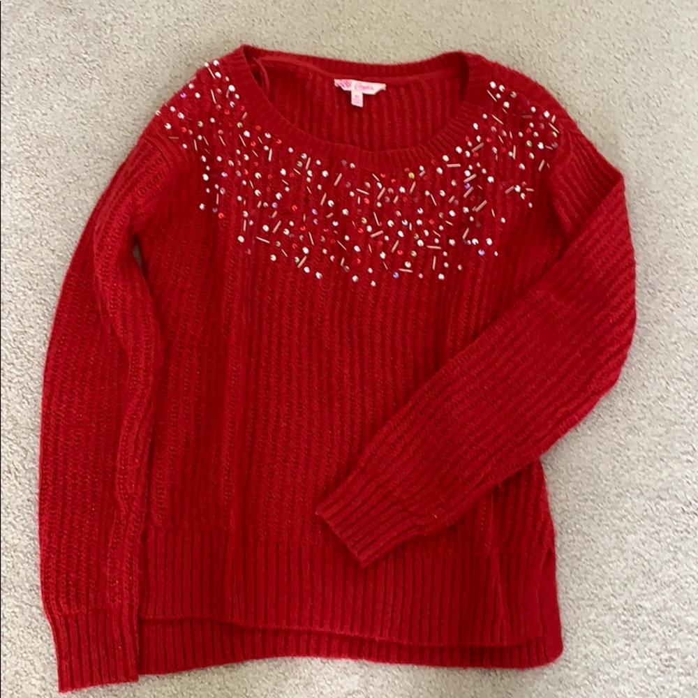Candies red sweater